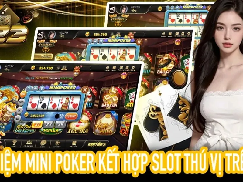 Bàn chơi Poker tại vin7777
