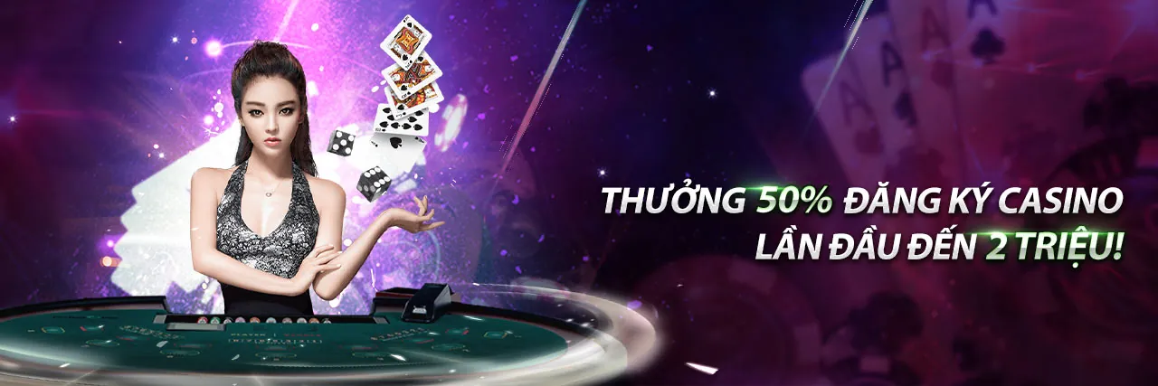 Hình ảnh sòng bạc trực tuyến vin7777 với người chia bài thật